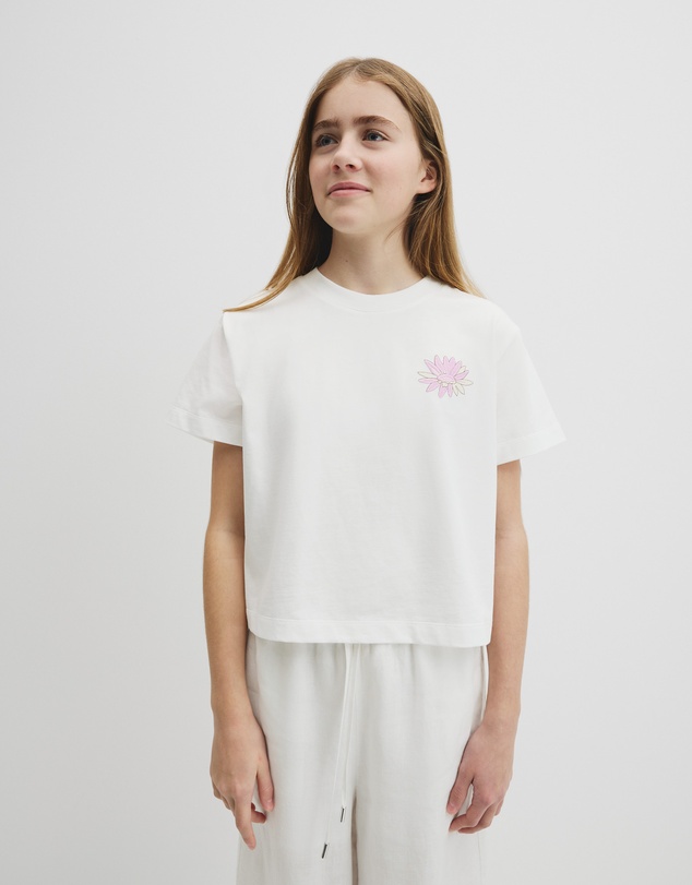 Country Road - Teen Australian Cotton Short Sleeve Boxy Print T-shirt