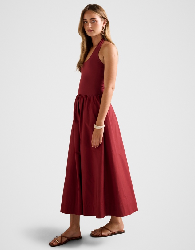 Forever New - Margot 2 in 1 Halter Neck Midi Dress