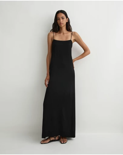 BONDI BORN - Ardea Slip Dress - Black
