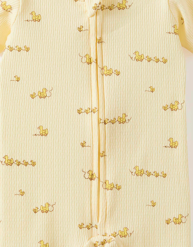 Cotton On Kids - Littlie Organic Short Sleeve Zip Romper
