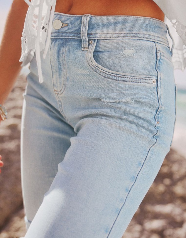 NEXT - Denim Knee Shorts