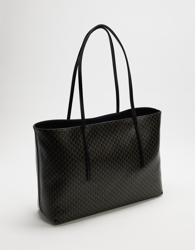 Calvin Klein - Emblem Aop Tote W/ Pouch