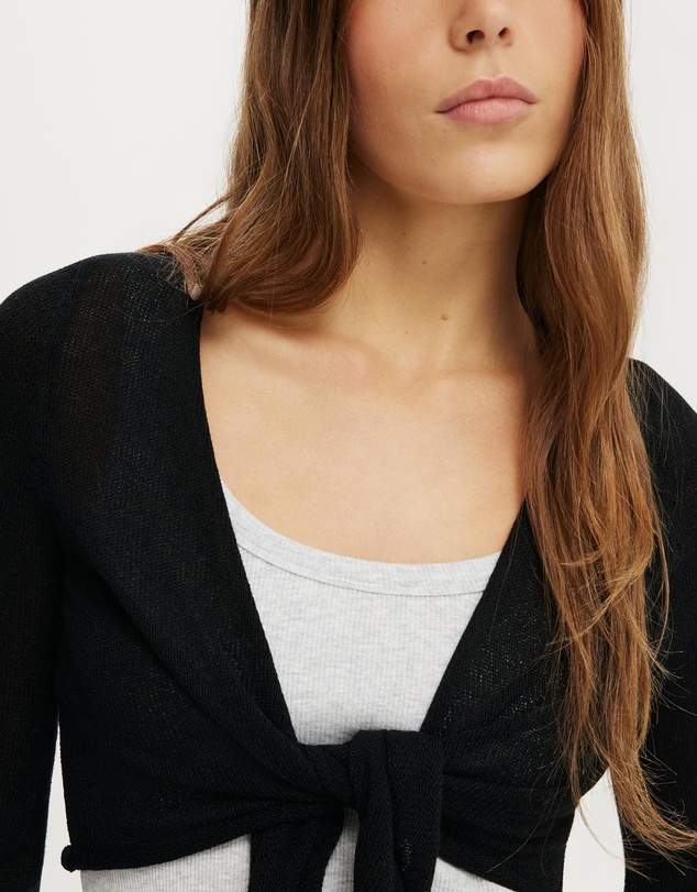 Cotton On - Tie Front Shrug