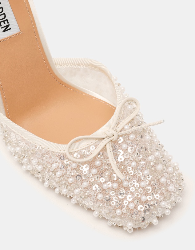 Steve Madden - Larina-Seq Ivory Heels