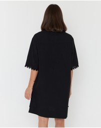 ALEXANDRA - Violet Dress Black