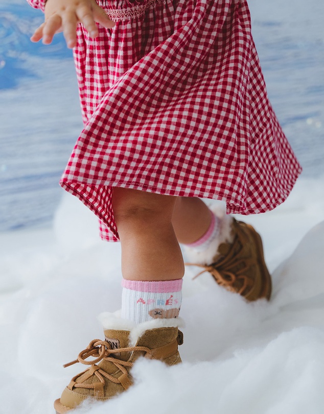 Huxbaby - Cherry Check Dress - ICONIC EXCLUSIVE
