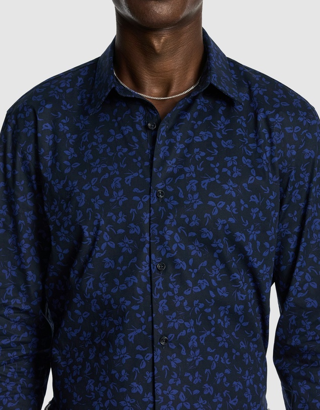 yd. - Linden Slim Floral Shirt