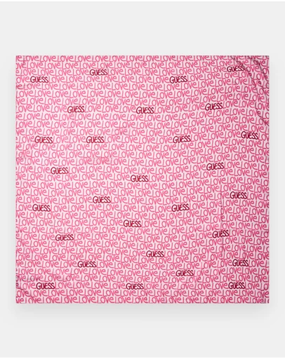 GUESS - Love Print Foulard