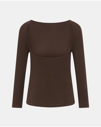 St. Agni - Soft Jersey Ballerina Top