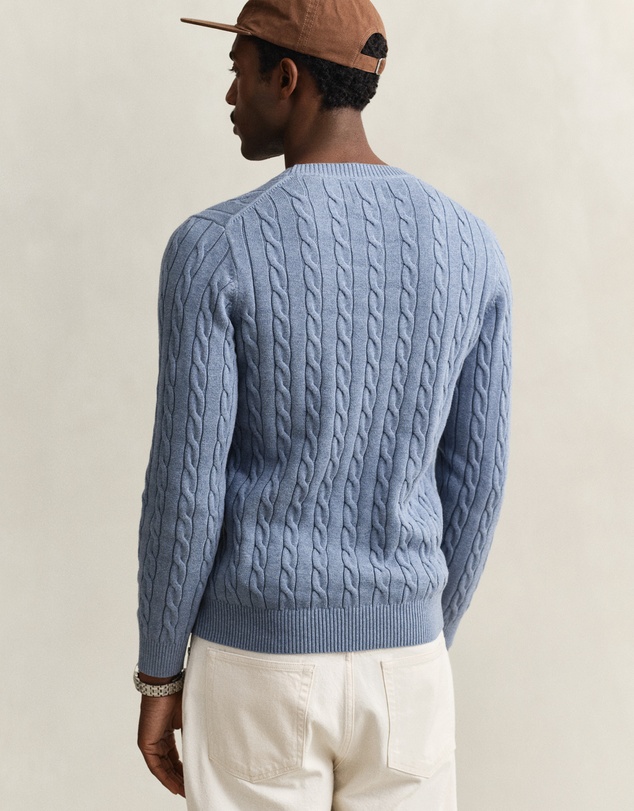 Gant - Cotton Cable Crew Neck