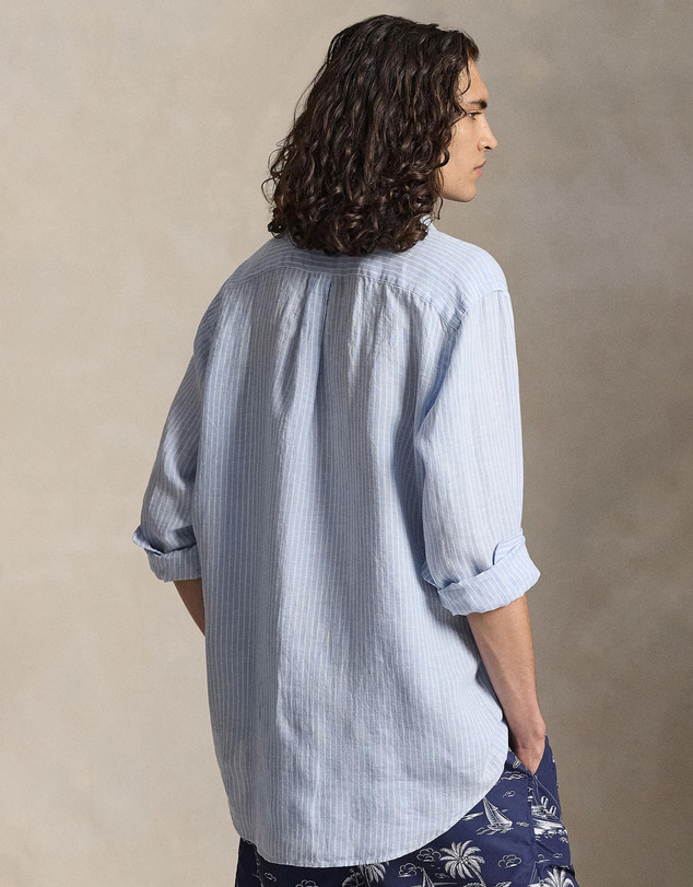 Polo Ralph Lauren - Big & Tall - Striped Linen Shirt