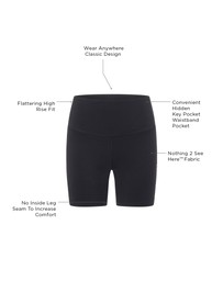 Lorna Jane - Lotus No Chafe Phone Pocket 12cm Bike Shorts