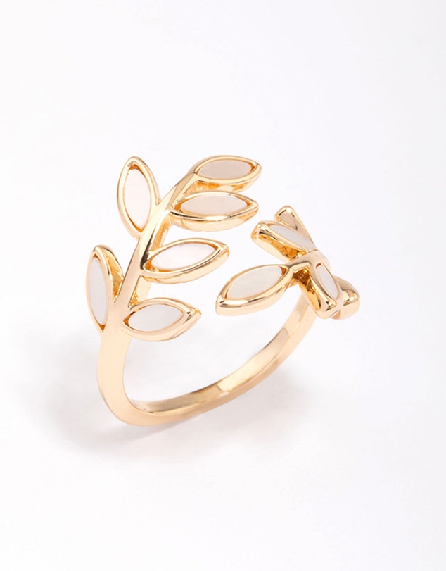 Lovisa - Gold Cats Eye Laurel Ring