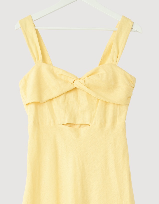 Revibe - Repaired Lover Neroli Twist Bust Midi Dress - AU 10