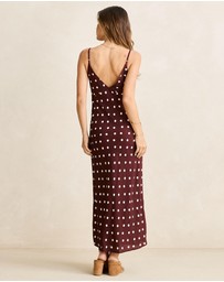 Rhythm - Polka Dot Bias Midi Dress - Iconic Exclusive