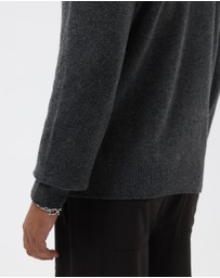 AERE - Premium Wool Crew Neck Knit Jumper