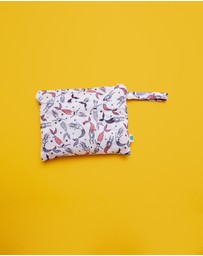 itti bitti - Small Double Pocket Wetbag Pack - Mermaid Wish