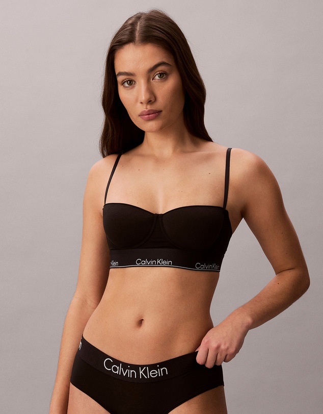 Calvin Klein - Icon Cotton Modal Lightly Lined Balconette Longline Bra