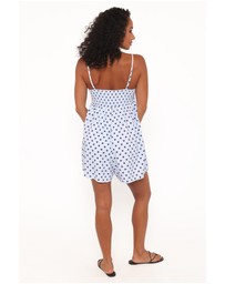 Petal & Pup - Quinley Playsuit - Blue Polka Dot
