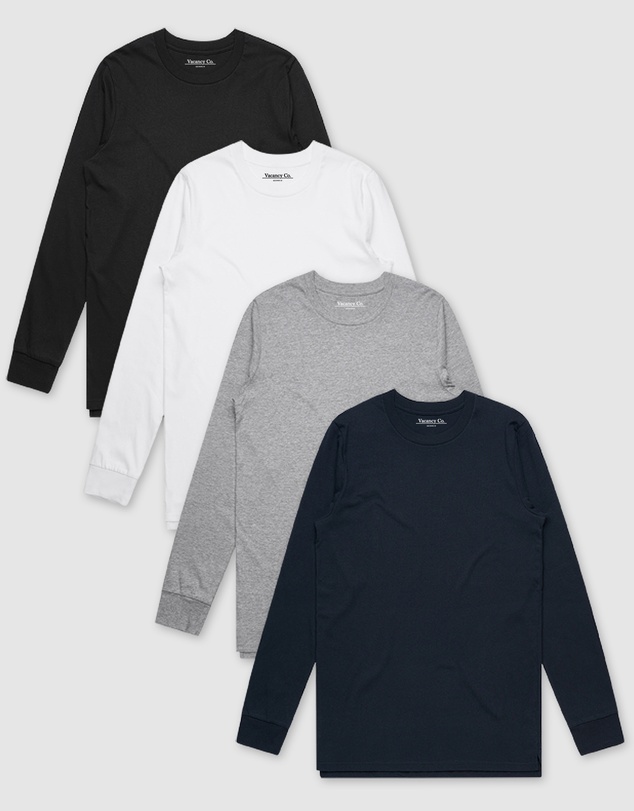 Vacancy Co - 4-Pack Vacant Long Sleeve Tee