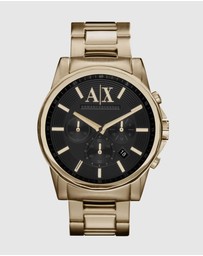 Armani Exchange - Gold Tone Chronograph Watch