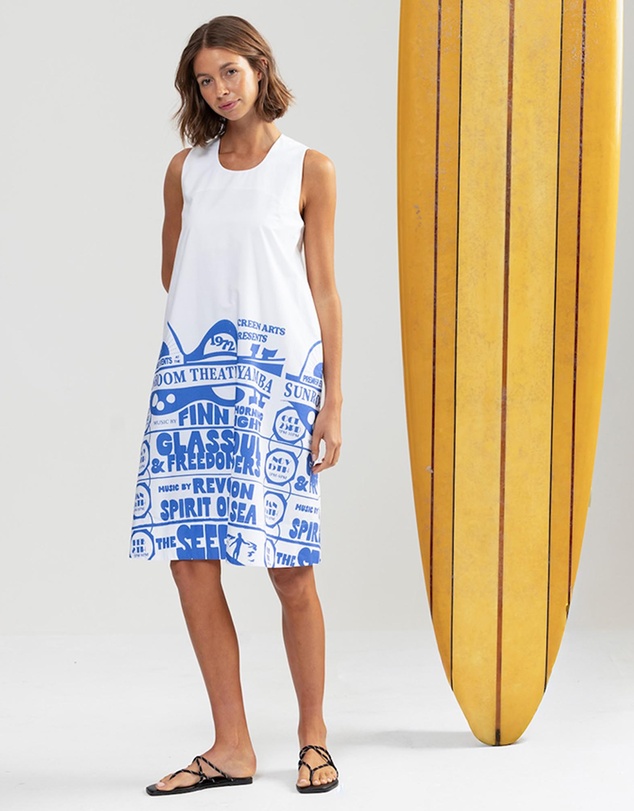 Binny - Blue Crush Mini Dress