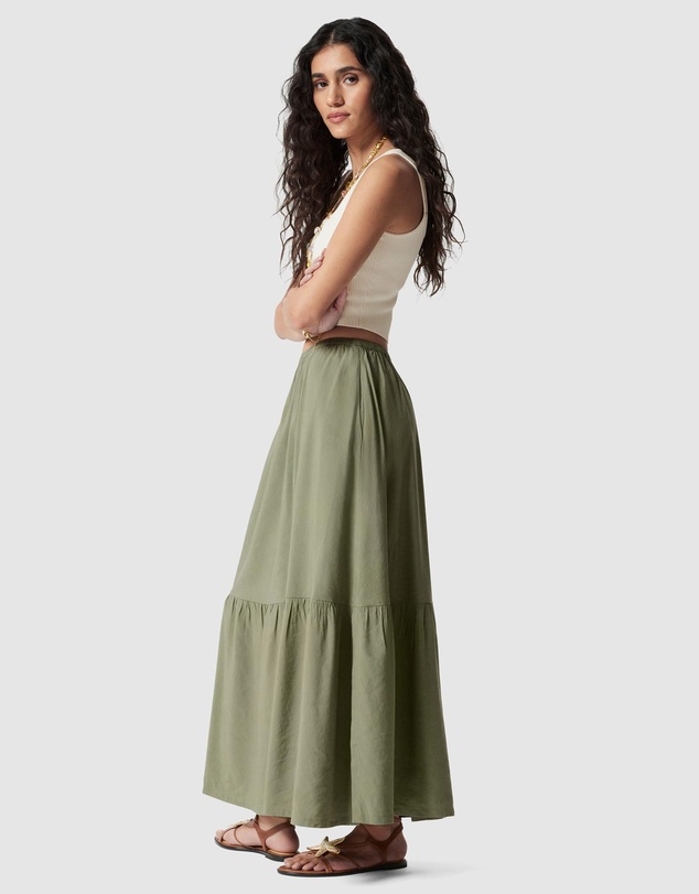 & Other Stories - Tiered Midi Skirt