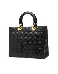 Pre-Loved by Azura Reborn - Pre-Loved Large Lambskin Cannage Lady Dior