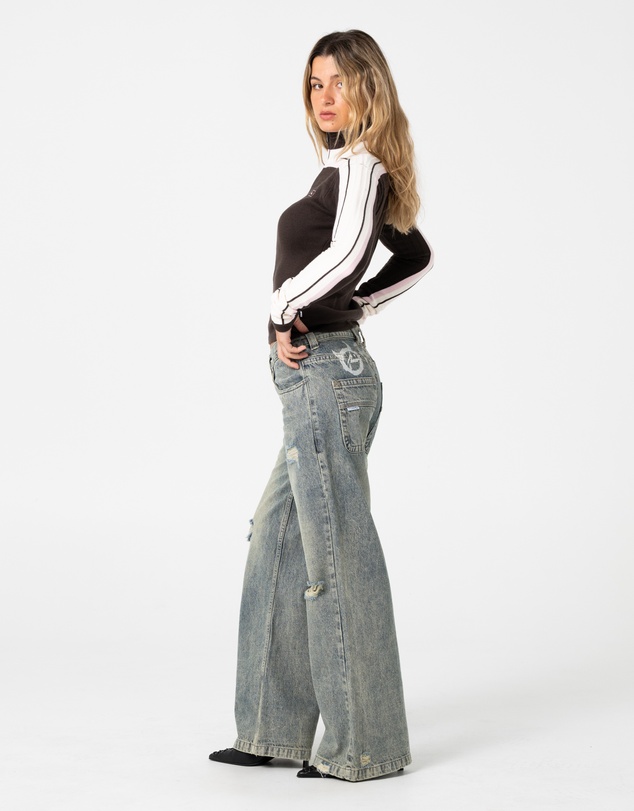 Rusty - Daddy Gb Fitted Zip Through Knit