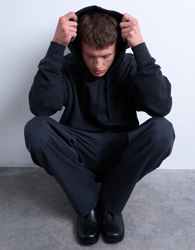 Topman - Heavyweight Oversized Fit Hoodie