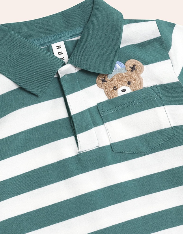 Huxbaby - Peekaboo Hux Polo Tee - Babies-Kids