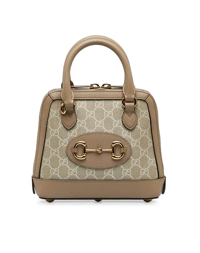 Pre-Loved by Azura Reborn - Pre-Loved gucci Horsebit 1955 Mini Bag Beige