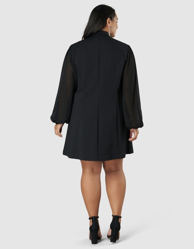 Pink Dusk by Curve Project - Good Luvin Tuxedo Dress