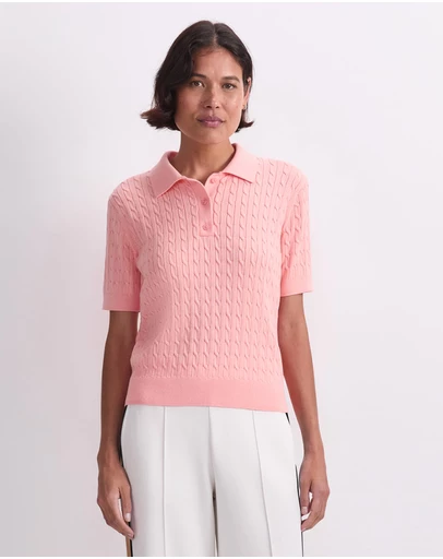 Sportscraft - Chiffon Cotton Cable Polo