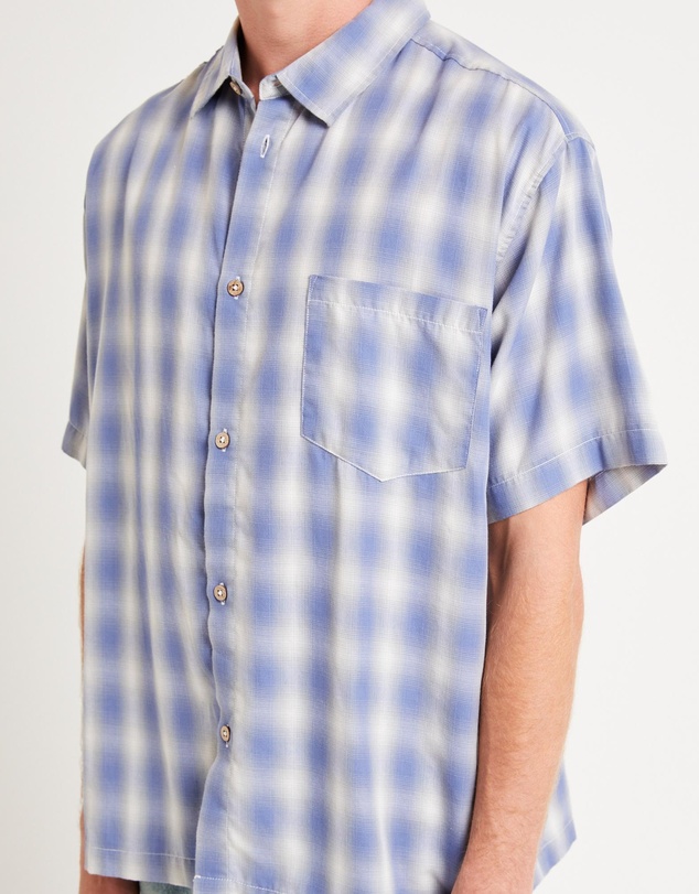 Insight - Dazed Ombre Check Shorts Sleeve Shirt
