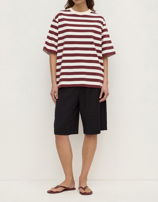 Assembly Label - Arla Cotton Stripe Short Sleeve Tee