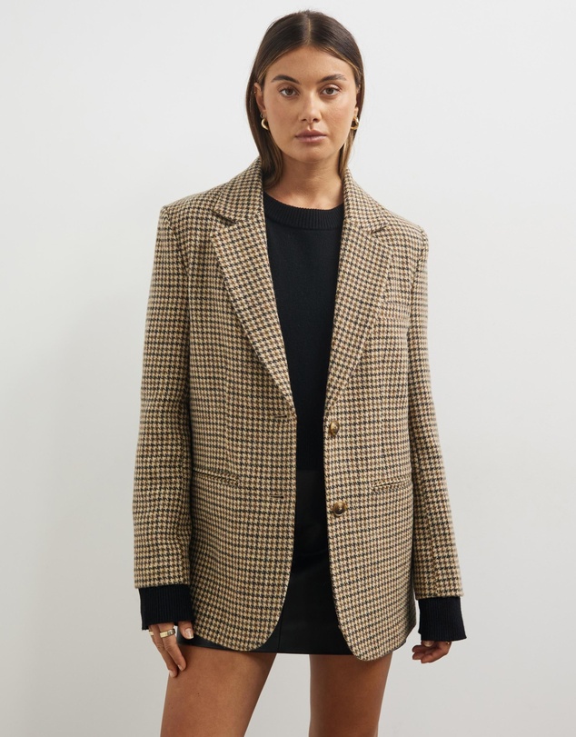 Revibe - Repaired Minima Esenciales Desi Wool Blazer - AU 12