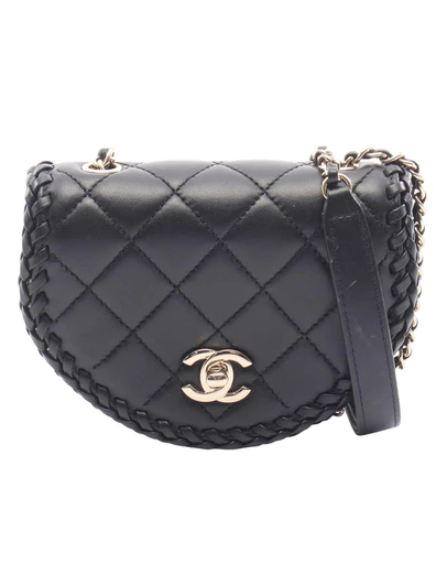 Pre-Loved by Azura Reborn - Pre-Loved Mini Quilted Lambskin Braided Flap
