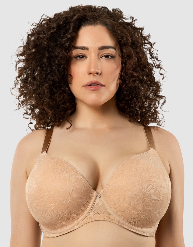 Parfait - Luxlacy Moulded Wired Lace T-Shirt Bra
