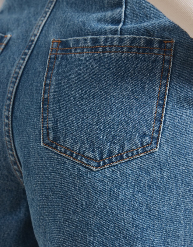 Atmos&Here - Devon Pleated Denim Shorts