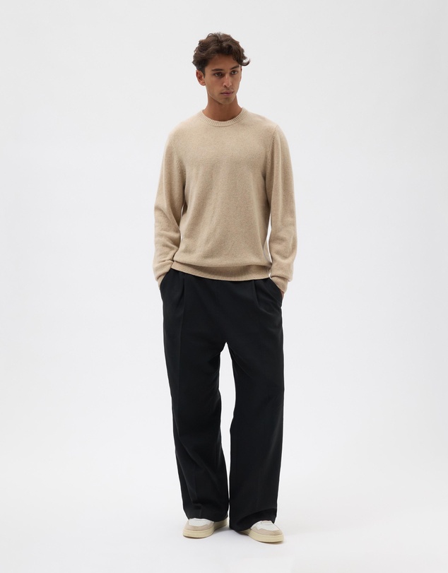 AERE - Premium Wool Crew Neck Knit Jumper