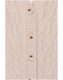 Petal & Pup - Becky Cable Coatigan - Beige