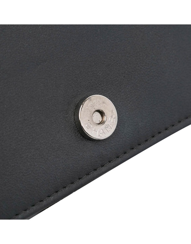 Pre-Loved by Azura Reborn - Pre-Loved Studded Lambskin Camellia Wallet On Chain