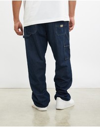 Vintage by The Real Deal - Pre Loved - Vintage Wrangler 'Fleece Lined' Denim Carpenter Jeans