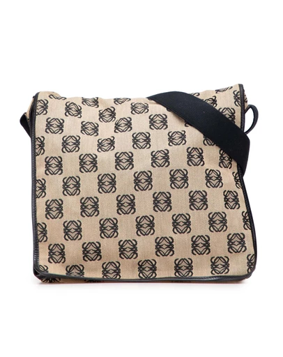 Pre-Loved by Azura Reborn - Pre-Loved Anagram Canvas Messenger Bag