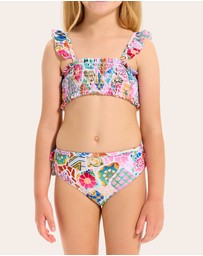 Seafolly - Beach Boheme Shirred Bikini - Kids