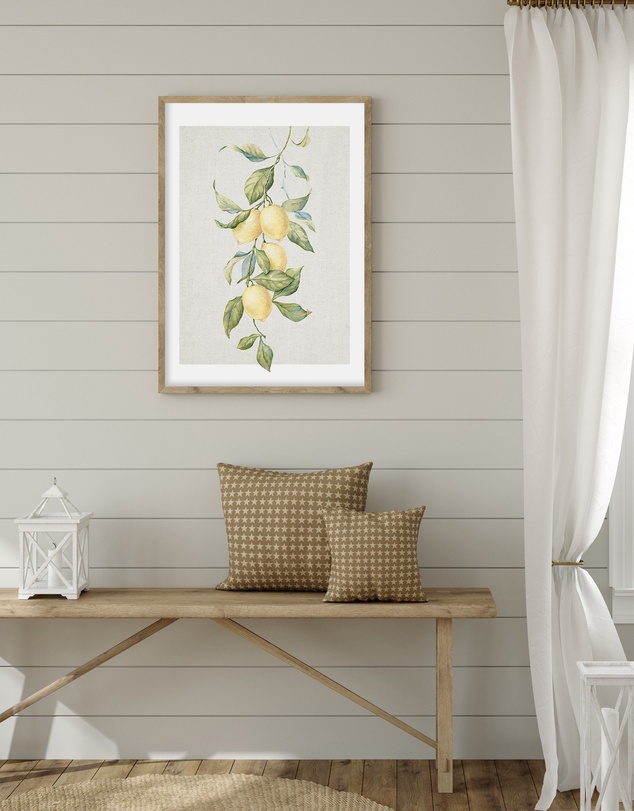 Olive et Oriel - Lemons on Linen II