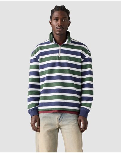 Koby Stripe Kombu Green Heather