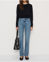 Reformation - Greer Mid Rise Straight Jeans
