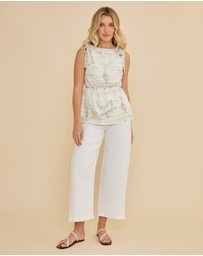 Amelius - Eden Shoulder Tie Top